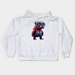 Cute Pug in Insect Costume - Adorable Pug Dressed up as Ant Hero Kids Hoodie